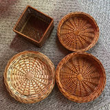 Assorted Home Decor Items Including Baskets, Candle Holders, and Crystal Marbles - thumbnail 3 of 8
