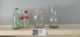 Three Glass Vases and Three Coca-Cola Glass Bottles - thumbnail 5 of 7