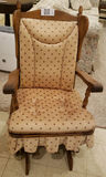 Wooden Upholstered Glider Chair - thumbnail 1 of 3