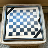 Upholstered Storage Ottoman With Multi-Game Board Set - thumbnail 3 of 7