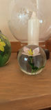 Glass Decorative Lamps, Candle Holders, and Floral Paperweights - thumbnail 2 of 5