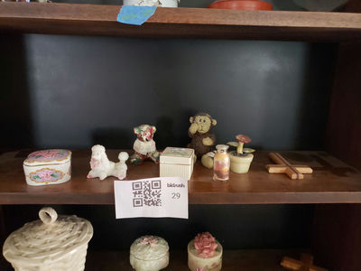 Assorted Decorative Figurines and Trinket Boxes - Image 1 of 3