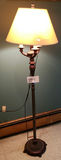 Three-Light Floor Lamp with Fabric Shade - thumbnail 1 of 4