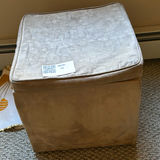 Upholstered Storage Ottoman With Multi-Game Board Set - thumbnail 1 of 7