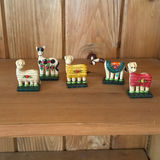 Five Painted Animal Figurines - thumbnail 2 of 2