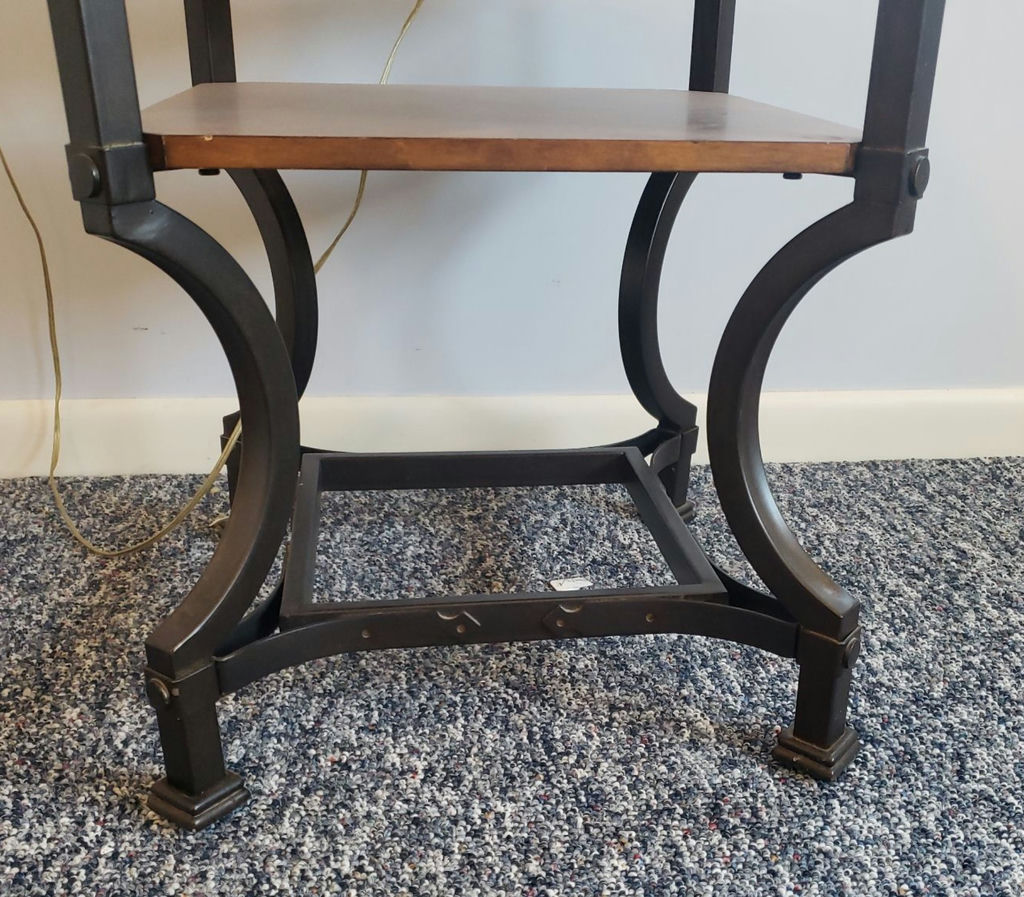 Butler Side Table with Lamp - image 3 of 4