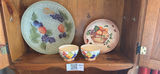 Five-Piece Ceramic Fruit-Decorated Dish Set - thumbnail 1 of 8
