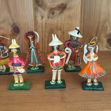 Assorted Hand-Painted Folk Art Figurines - thumbnail 3 of 3