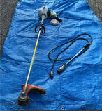 Stihl FS 56 RC string trimmer with fuel, line spool, and weed burner components - thumbnail 1 of 6