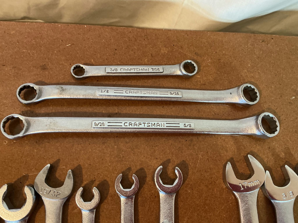 Craftsman wrenches and assorted hand tools - image 6 of 7
