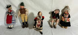 Group of six fabric dolls in traditional folk costumes - thumbnail 2 of 13