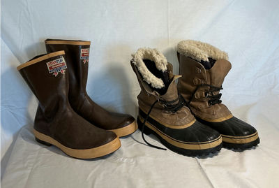 Sorel “ Caribou” and XTRATUF Neoprene boots - Image 1 of 4
