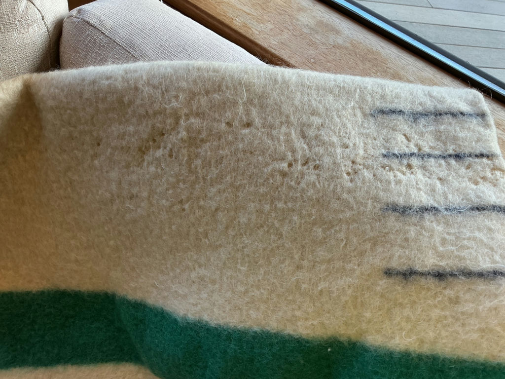Two Whitney Point striped wool blankets.  - image 3 of 7