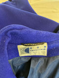 Royal blue long wool coat for women - thumbnail 5 of 5