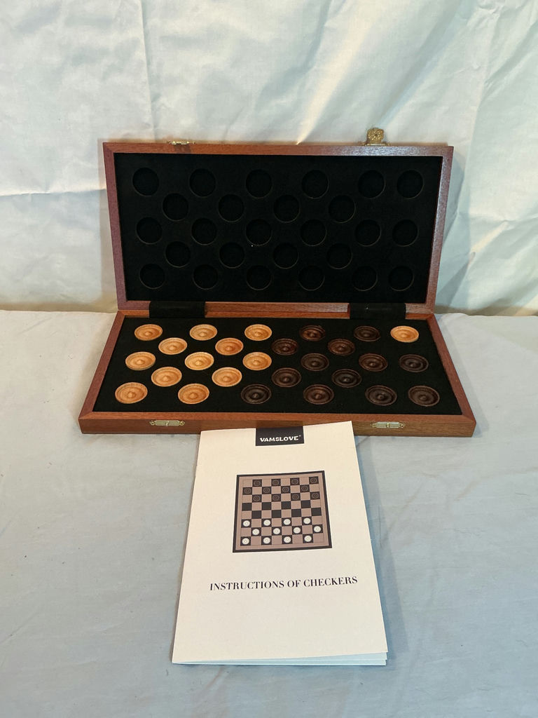 Vintage board games, puzzles, and checkers set - image 5 of 5