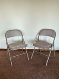 Two Folding Chairs and a Folding Table - thumbnail 1 of 4