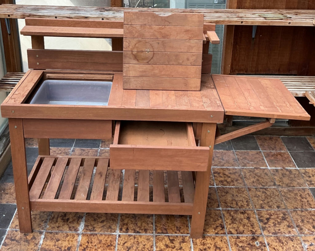 Wood Potting Bench, potting supplies - image 2 of 6