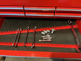 Snap-on red tool chest with drawers and assorted hand tools - thumbnail 5 of 10