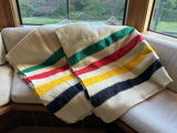 Two Whitney Point striped wool blankets. - thumbnail 1 of 7