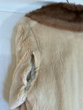 Vintage Shearling tea length coat with mink collar. - thumbnail 5 of 5
