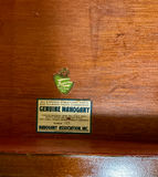 2 Mahogany pedestal table with drop leaves and drawer - thumbnail 3 of 8