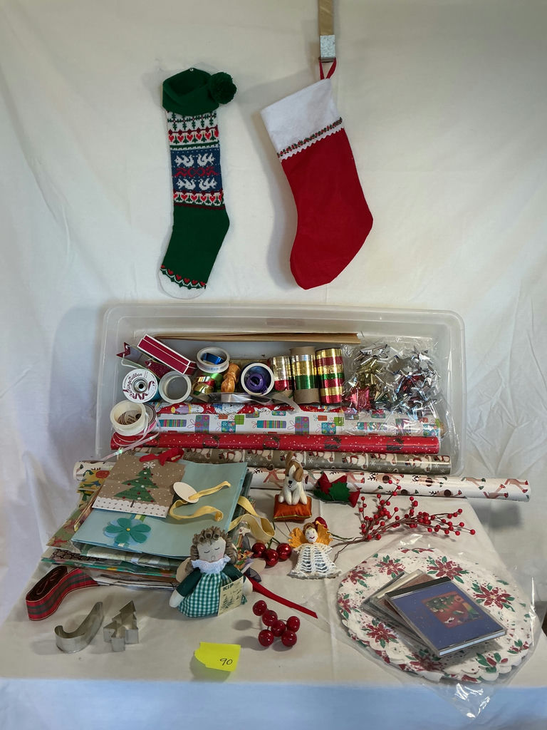 Christmas Decorations, Lights, Stockings and Gift Wrap - image 1 of 10