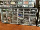 Multi-drawer hardware organizer with assorted fasteners - thumbnail 3 of 5