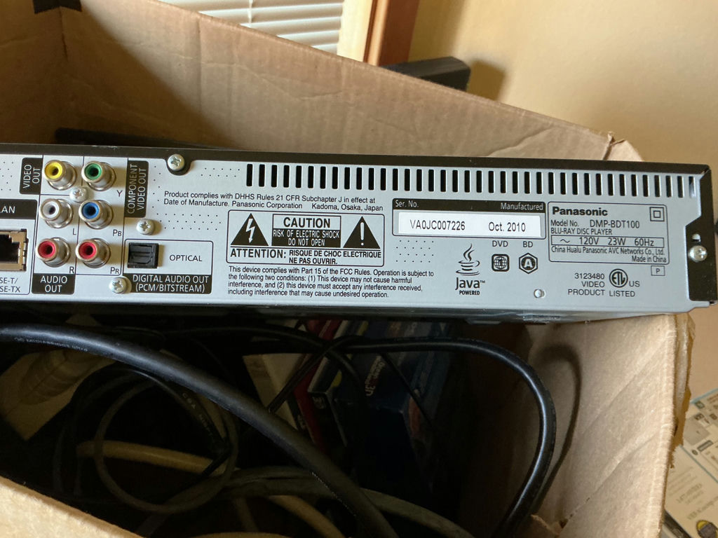 LG Panasonic TV w/ Blu-ray player, Apple TV 4K, 3D glasses, and more - image 13 of 15