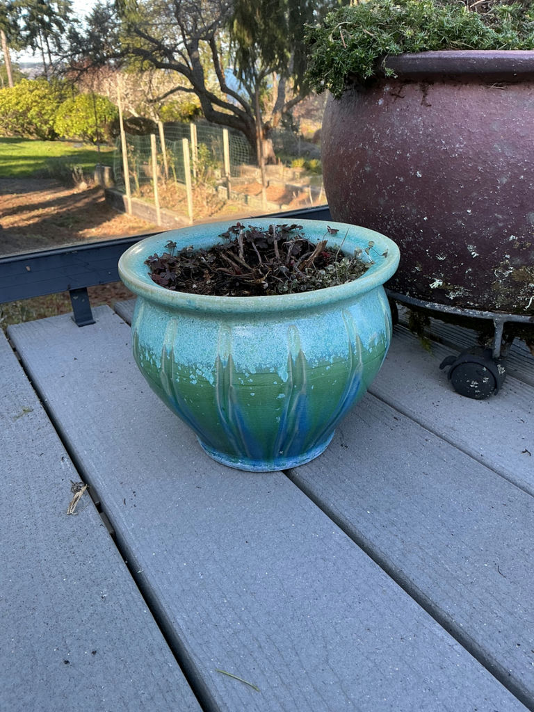 Ceramic and glazed planters. - image 4 of 5