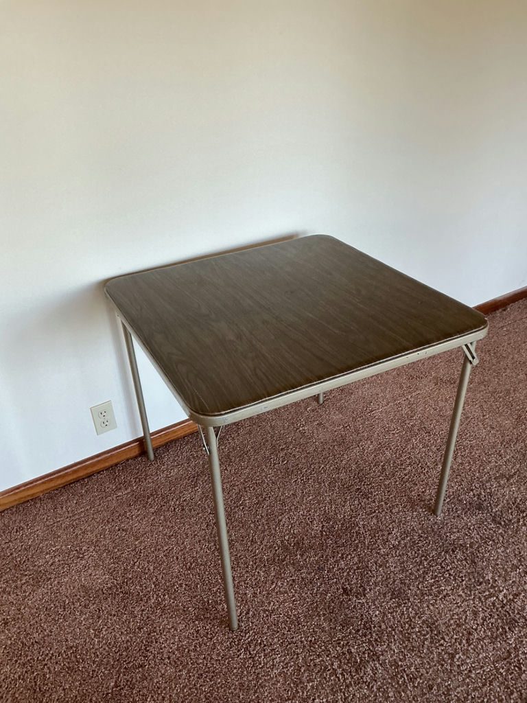 Two Folding Chairs and a Folding Table - image 3 of 4
