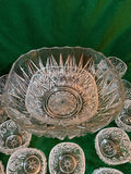 18-pc Crystal Punch Bowl/Cups - thumbnail 2 of 4