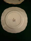 4-vintage Colclough Fragrance pattern (7433) bone china square side plates - thumbnail 6 of 9