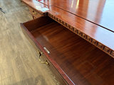 Antique wooden desk with multiple drawers - thumbnail 4 of 9