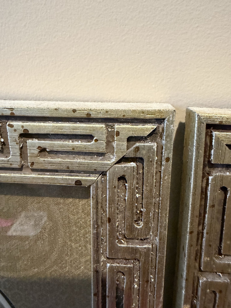 Jade in decorative metal wall frame set - image 3 of 6