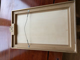 Chinese framed metal-lace figure with coin-dress - thumbnail 6 of 6