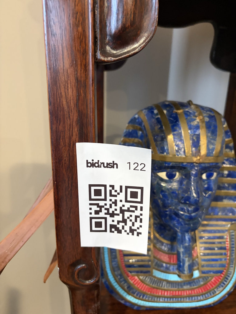 Tall carved wooden display stand - image 10 of 10