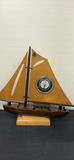 Wooden Sailboat Barometer Decor - thumbnail 1 of 10