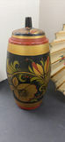 Wooden Vase, Paper Parasol, and Tin Container - thumbnail 3 of 11
