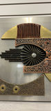 Abstract Metal Wall Art Panel - thumbnail 3 of 8