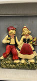 Wall Plaque with Boy and Girl Figurines - thumbnail 2 of 6