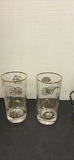 MCM Gold Patterned Glasses with Metal Carrier - thumbnail 5 of 7