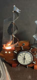 Wooden Ship Clock Lamp Decor - thumbnail 2 of 8