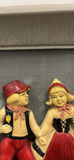 Wall Plaque with Boy and Girl Figurines - thumbnail 3 of 6