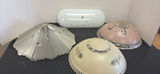Vintage Glass Light Fixture Shades - thumbnail 1 of 6
