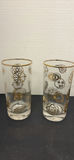 MCM Gold Patterned Glasses with Metal Carrier - thumbnail 3 of 7