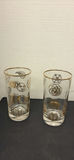 MCM Gold Patterned Glasses with Metal Carrier - thumbnail 4 of 7