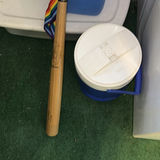 Wooden baseball bat with coolers and storage bins - thumbnail 2 of 4