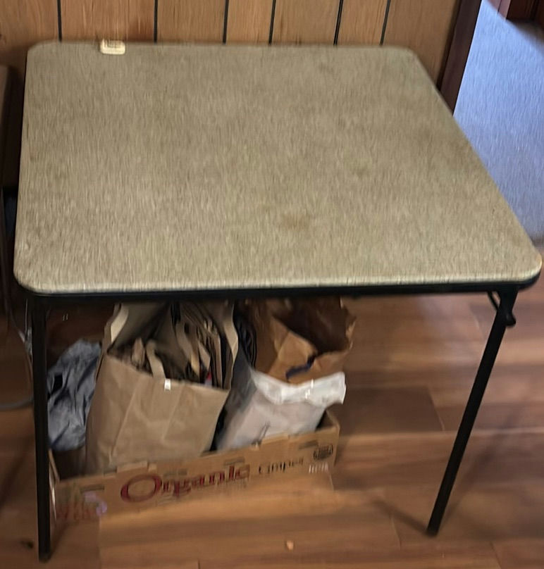 Two folding tables with laminate tops - image 3 of 6
