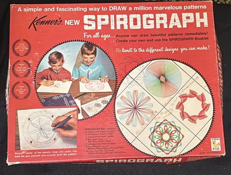 Vintage Spirograph sets, Cowboys Checkers, mini MONOPOL and Golf Edition jigsaw puzzle - image 6 of 8