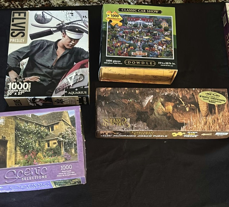 Assorted 1000-Piece Jigsaw Puzzles - image 1 of 8